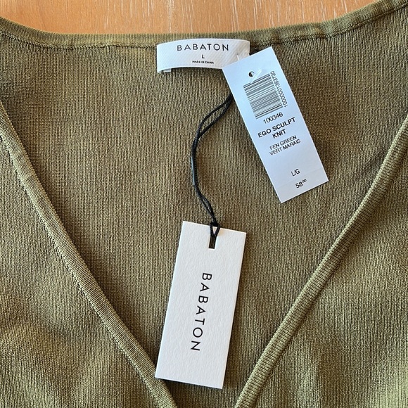 Aritzia Babaton Ego Sculpt Knit Crop Top - Picture 2 of 2